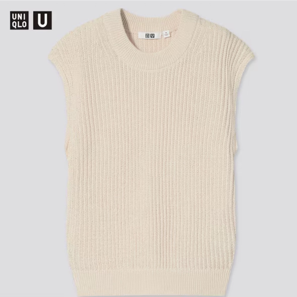 Uniqlo Cotten blend sleeveless sweater
